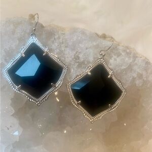 Kendra Scott Black Kirsten Earrings